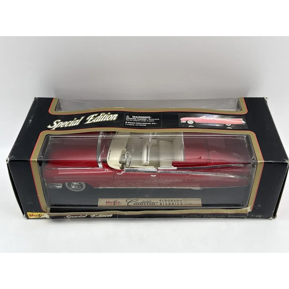 Maisto Cadillac Eldorado Biarritz 1:18 Diecast Model Car Red Special Scale